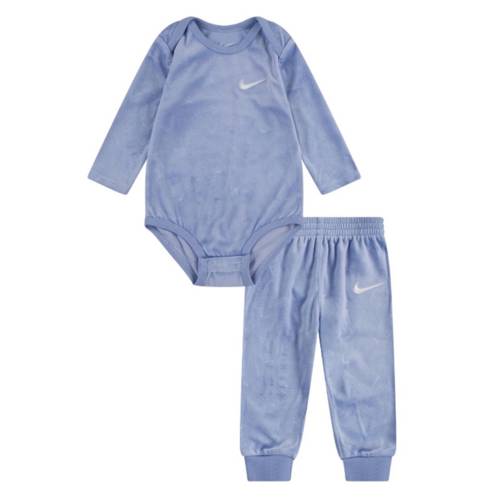 Nike Infant Essentials Bodysuit & Pant Set in Colbalt Bliss Girls 6 Months NEW
